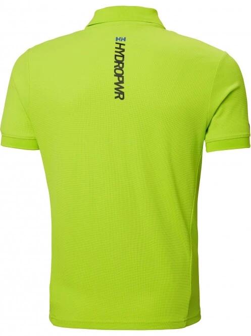 Helly Hansen Hp Race Polo férfi galléros póló zöld színben 7