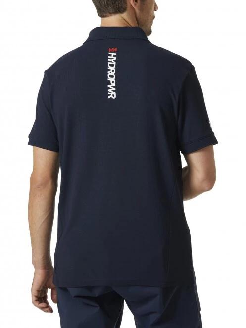Helly Hansen Hp Race Polo férfi galléros póló sötétkék színben 3