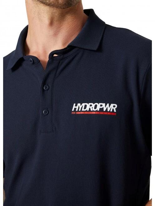 Helly Hansen Hp Race Polo férfi galléros póló sötétkék színben 4