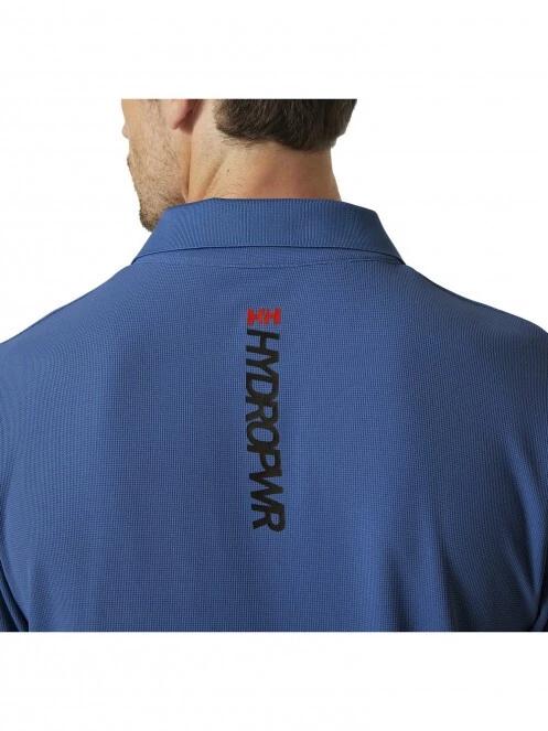 Helly Hansen Hp Race Polo férfi galléros póló kék színben 4