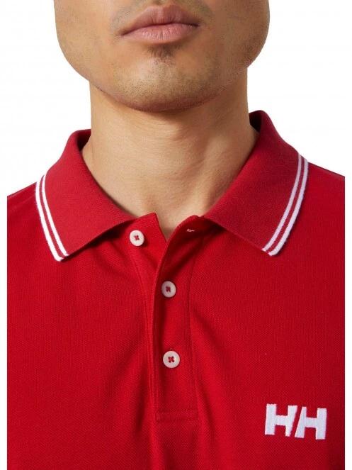 Helly Hansen Genova Polo férfi galléros póló piros színben 4