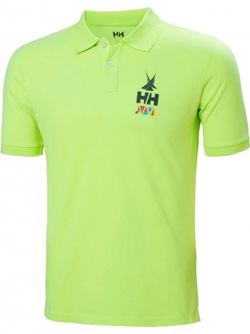 Helly Hansen Koster Polo férfi galléros póló zöld színben 4