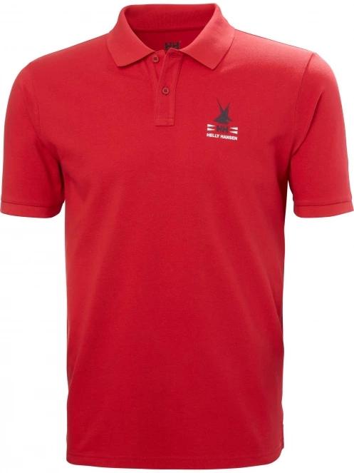 Helly Hansen Koster Polo férfi galléros póló piros színben 6