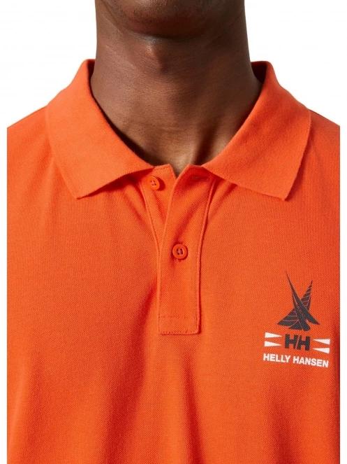 Helly Hansen Koster Polo férfi galléros póló narancssárga színben 4