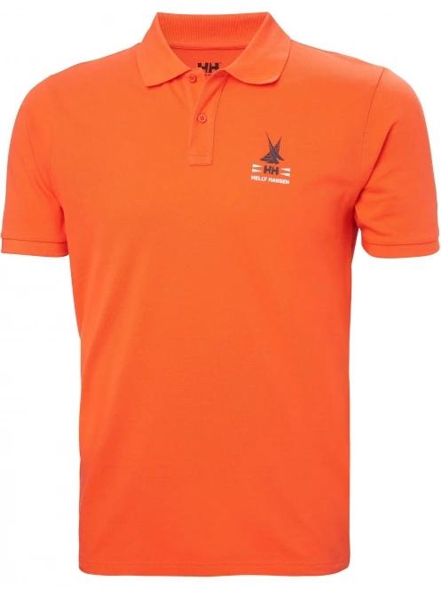 Helly Hansen Koster Polo férfi galléros póló narancssárga színben 6