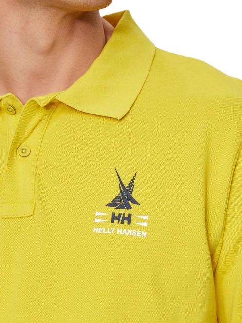 Helly Hansen Koster Polo férfi galléros póló sárga színben 5