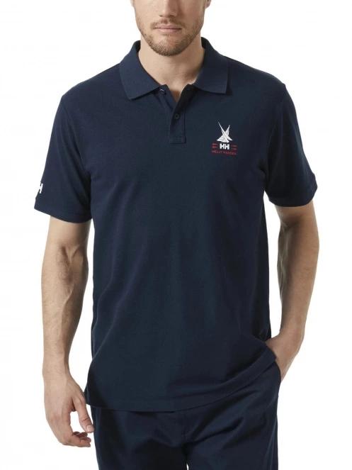 Helly Hansen Koster Polo férfi galléros póló sötétkék színben 2