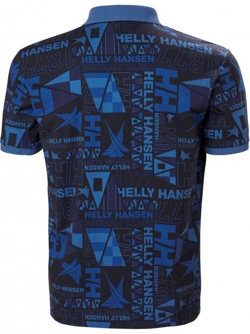 Helly Hansen Newport Polo férfi galléros póló sötétkék színben 6