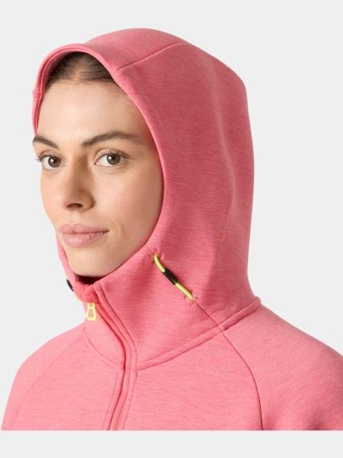 Helly Hansen W Hp Ocean  Fz Short Jacket női kapucnis pulóver rózsaszín színben 4