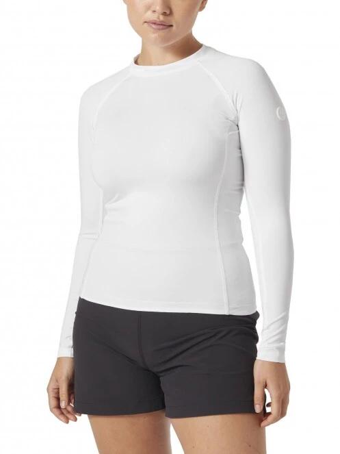 Helly Hansen W Waterwear Rashguard női hosszú ujjú lycra fehér színben 2