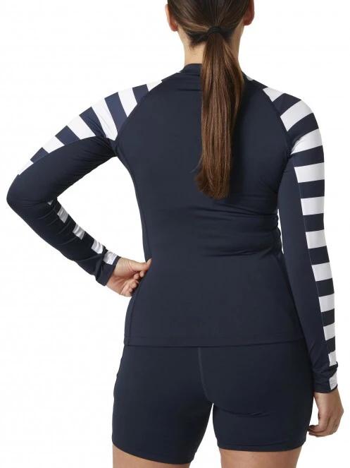 Helly Hansen W Waterwear Rashguard női hosszú ujjú lycra sötétkék színben 3