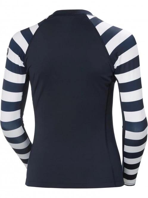 Helly Hansen W Waterwear Rashguard női hosszú ujjú lycra sötétkék színben 5