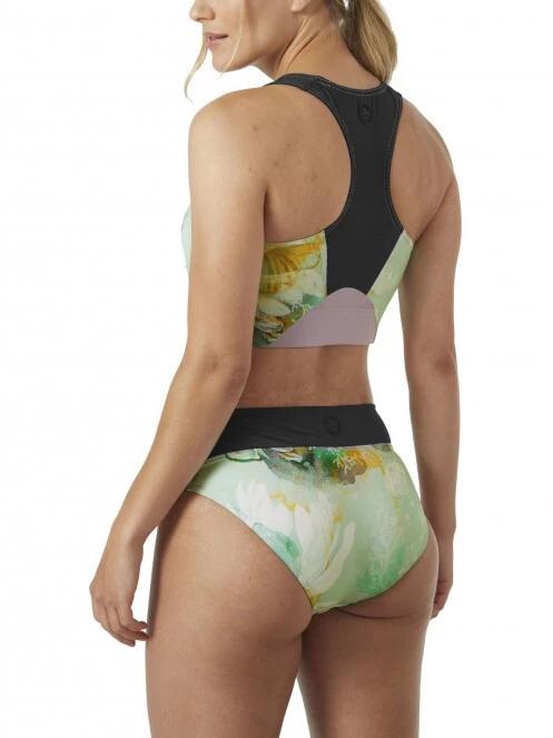 Helly Hansen W Hp Cropped Top női bikini felső zöld színben 3