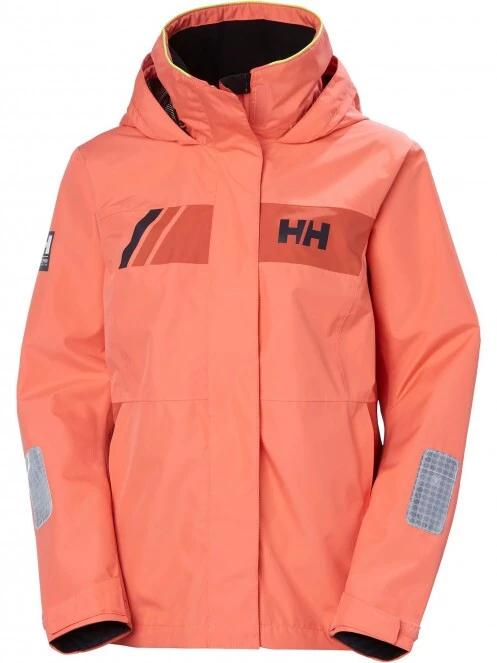 Helly Hansen W Newport Inshore Jacket női vitorlás kabát sárga színben 7