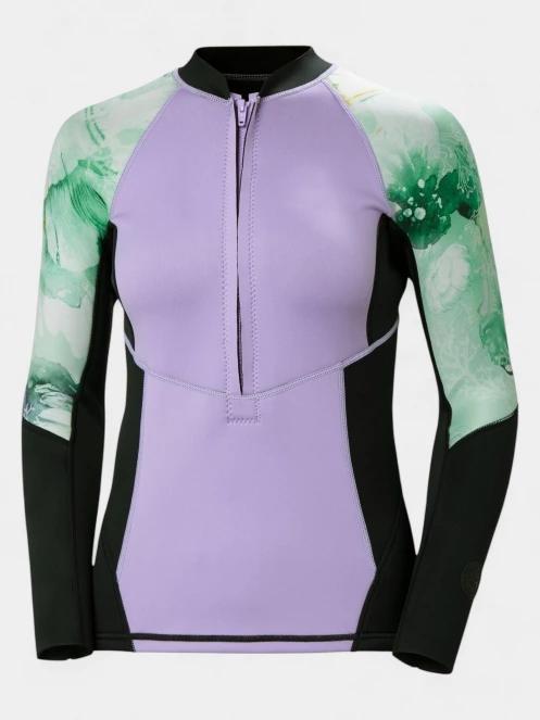 Helly Hansen W Waterwear Jacket 2.0 női hosszú ujjú neoprén felső lila színben 7