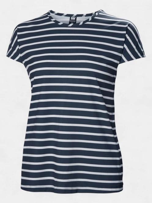 Helly Hansen W Thalia Summer Top női rövid ujjú póló sötétkék színben 6