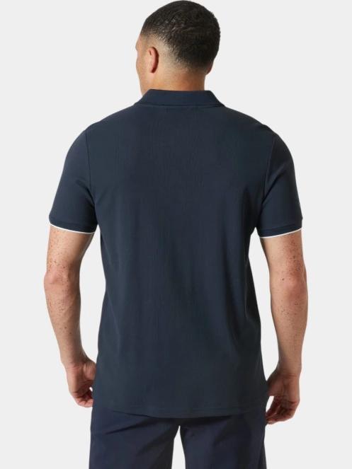 Helly Hansen Ocean Polo 2.0 férfi galléros póló sötétkék színben 3