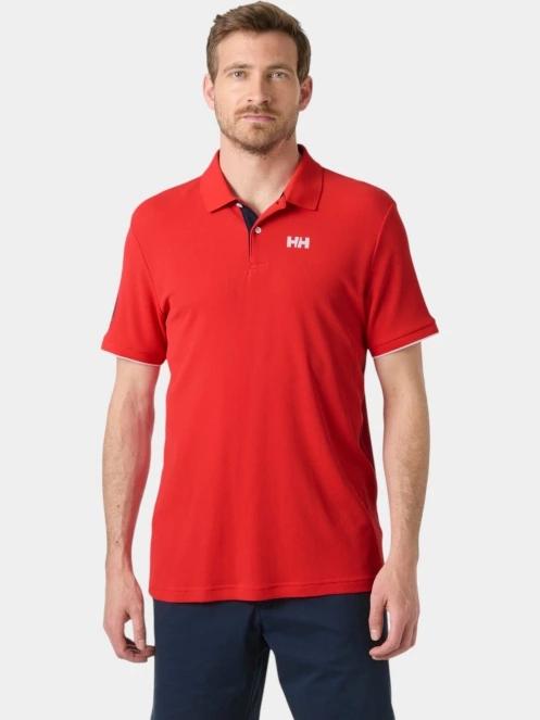 Helly Hansen Ocean Polo 2.0 férfi galléros póló piros színben 2
