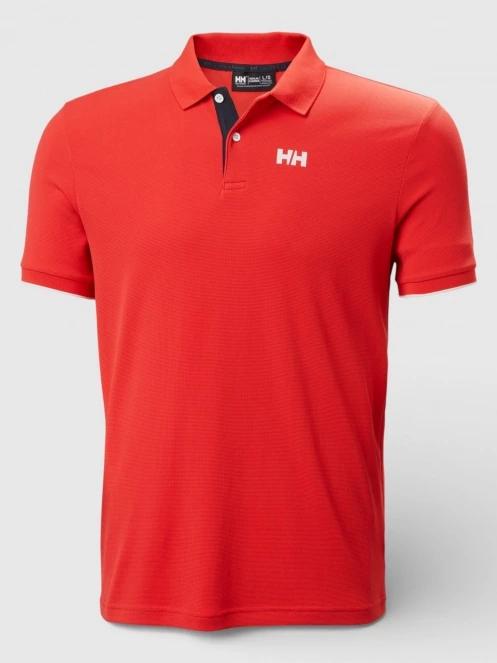 Helly Hansen Ocean Polo 2.0 férfi galléros póló piros színben 6