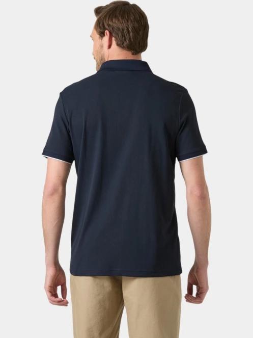 Helly Hansen Ocean Polo 2.0 férfi galléros póló sötétkék színben 3