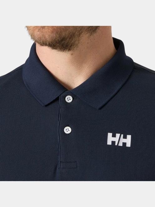 Helly Hansen Ocean Polo 2.0 férfi galléros póló sötétkék színben 4