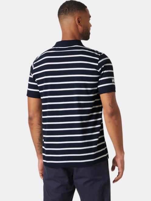 Helly Hansen Newport Polo 2.0 férfi galléros póló sötétkék színben 3