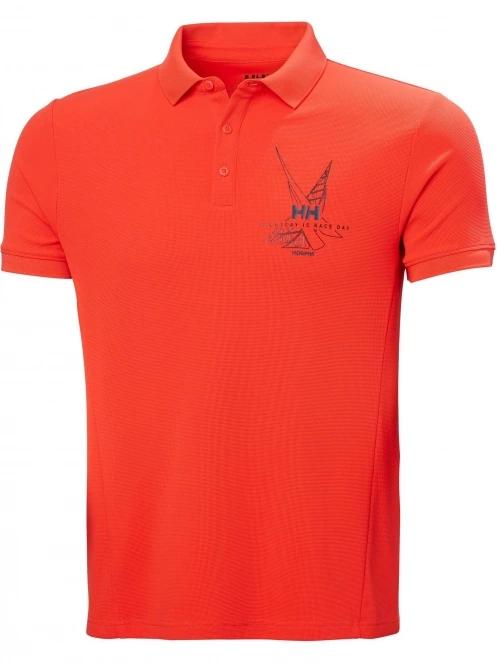Helly Hansen Hp Race Polo férfi rövid ujjú sport póló narancssárga színben 6