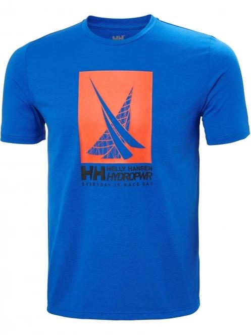 Helly Hansen Hp Race Graphic T-Shirt férfi rövid ujjú póló kék színben 6