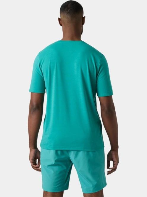 Helly Hansen Hp Race Graphic T-Shirt férfi rövid ujjú póló zöld színben 4