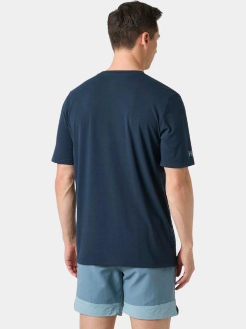Helly Hansen Hp Race Graphic T-Shirt férfi rövid ujjú póló sötétkék színben 3