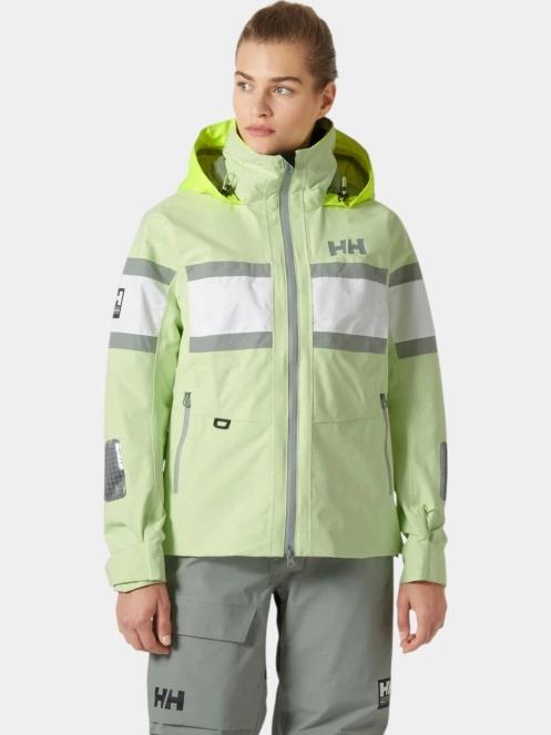 Helly Hansen W Salt Original Jacket női vitorlás kabát zöld színben 2