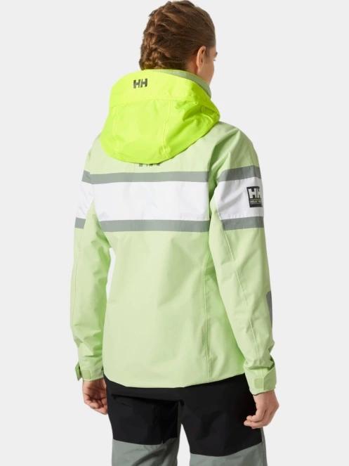 Helly Hansen W Salt Original Jacket női vitorlás kabát zöld színben 3