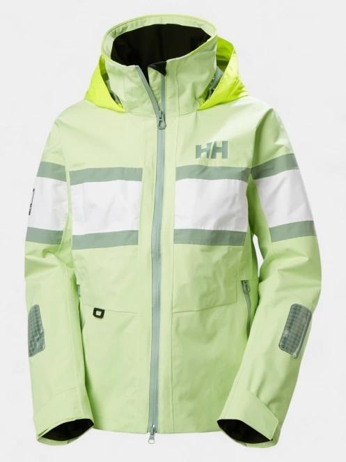 Helly Hansen W Salt Original Jacket női vitorlás kabát zöld színben 8