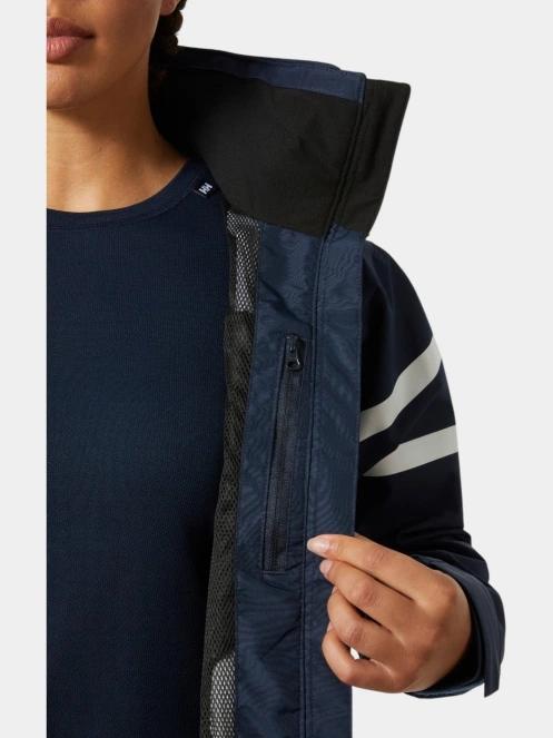 Helly Hansen W Salt Inshore Jacket női vitorlás kabát sötétkék színben 4
