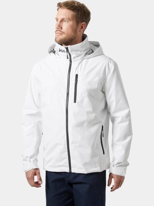 Helly Hansen Crew Hooded Midlayer Jacket 2 férfi vitorlás kabát fehér színben 2