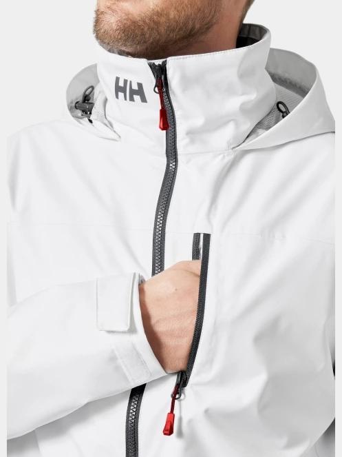 Helly Hansen Crew Hooded Midlayer Jacket 2 férfi vitorlás kabát fehér színben 4