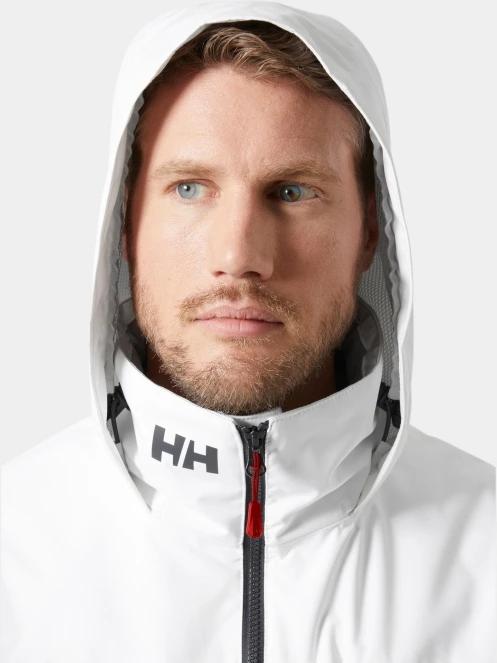 Helly Hansen Crew Hooded Midlayer Jacket 2 férfi vitorlás kabát fehér színben 5