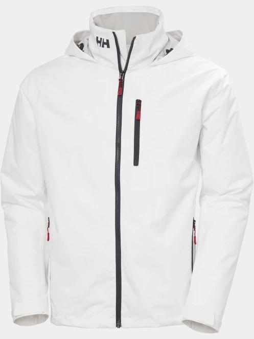 Helly Hansen Crew Hooded Midlayer Jacket 2 férfi vitorlás kabát fehér színben 8