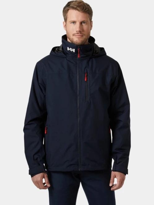 Helly Hansen Crew Hooded Midlayer Jacket 2 férfi vitorlás kabát sötétkék színben 2