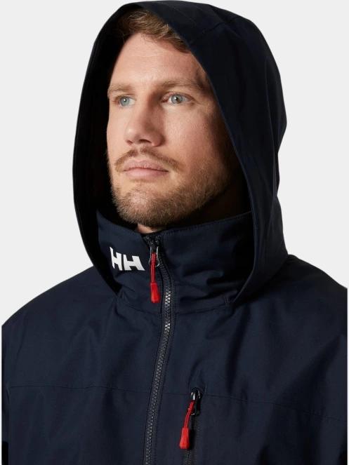 Helly Hansen Crew Hooded Midlayer Jacket 2 férfi vitorlás kabát sötétkék színben 4