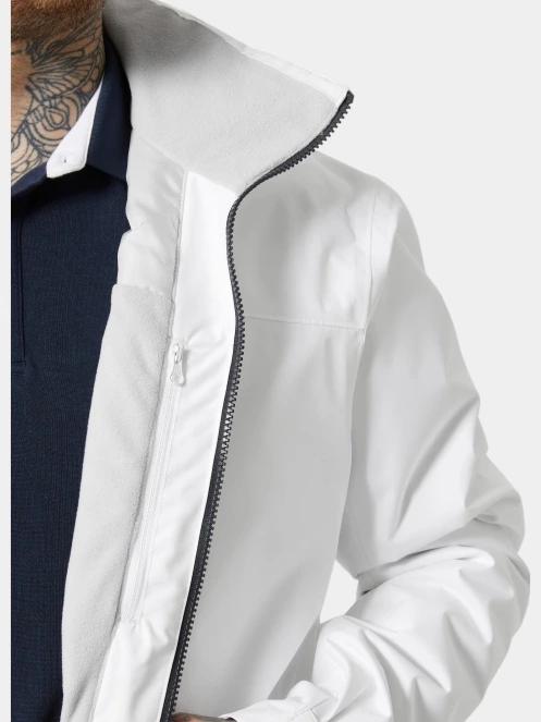 Helly Hansen Crew Hooded Midlayer Jacket 2 férfi vitorlás kabát fehér színben 6