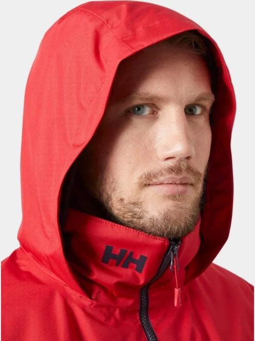 Helly Hansen Crew Hooded Midlayer Jacket 2 férfi vitorlás kabát piros színben 6
