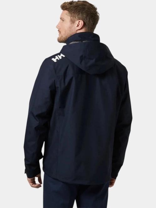 Helly Hansen Crew Hooded Midlayer Jacket 2 férfi vitorlás kabát sötétkék színben 4