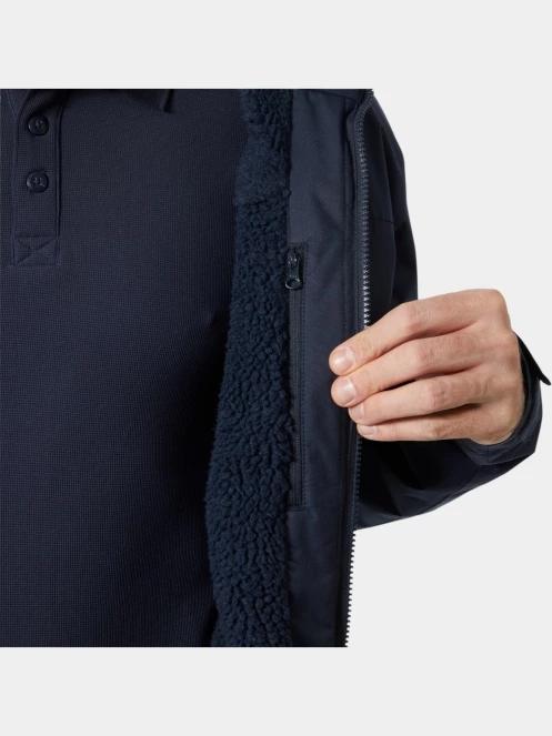 Helly Hansen Crew Hooded Midlayer Jacket 2 férfi vitorlás kabát sötétkék színben 10