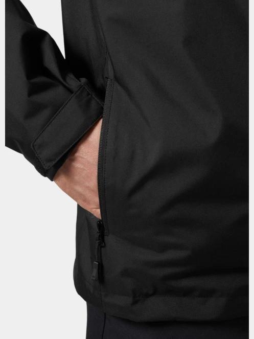 Helly Hansen Crew Hooded Midlayer Jacket 2 férfi vitorlás kabát fekete színben 5