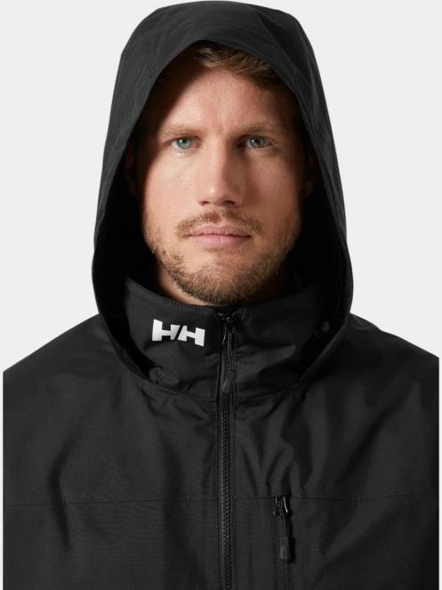 Helly Hansen Crew Hooded Midlayer Jacket 2 férfi vitorlás kabát fekete színben 6