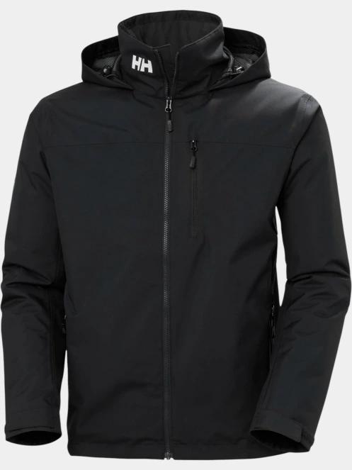 Helly Hansen Crew Hooded Midlayer Jacket 2 férfi vitorlás kabát fekete színben 8