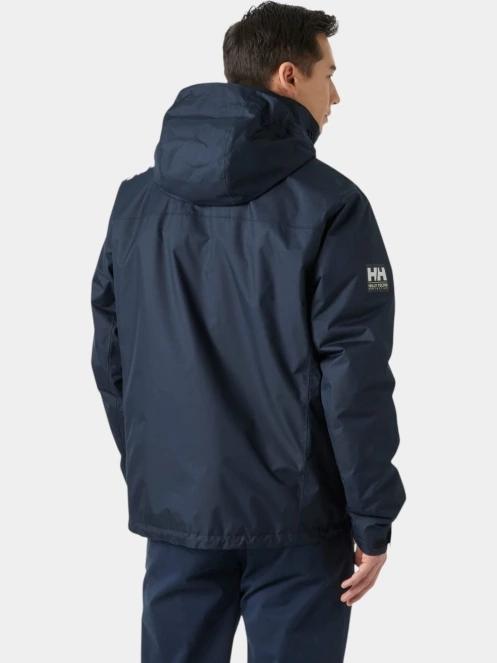 Helly Hansen Crew Hooded Midlayer Jacket 2 férfi vitorlás kabát sötétkék színben 3