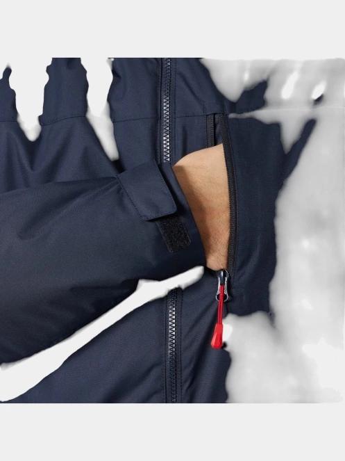 Helly Hansen Crew Hooded Midlayer Jacket 2 férfi vitorlás kabát sötétkék színben 7