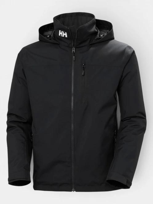 Helly Hansen Crew Hooded Midlayer Jacket 2 férfi vitorlás kabát fekete színben 2